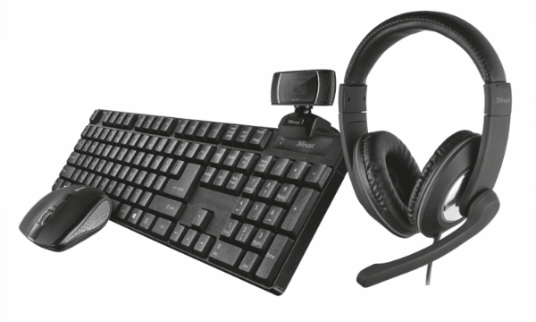 Producto - TRUST HOME OFFICE COMBO 4EN1 QOBY