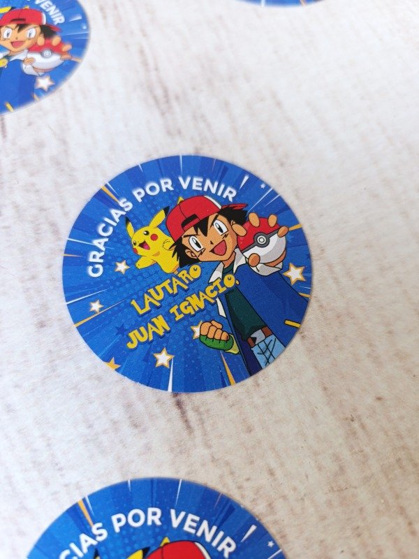 Producto - Tag Cumpleaños [Modelo Pokemon] - 4