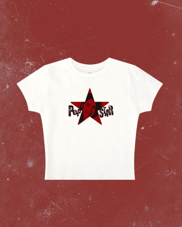 Producto - POPSTAR ROJO - Baby Tee