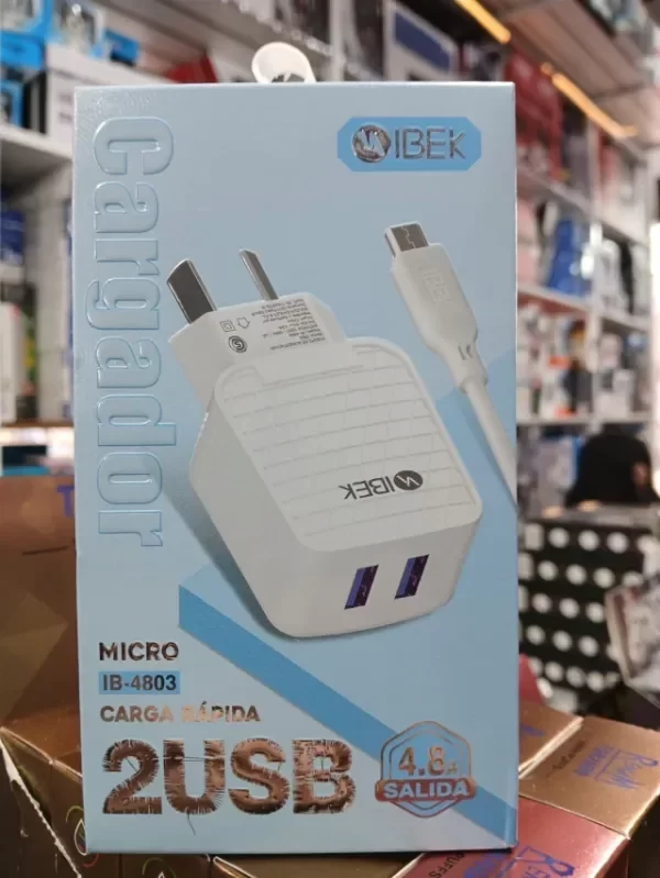 Producto - Cargador IBEK Micro tipo B