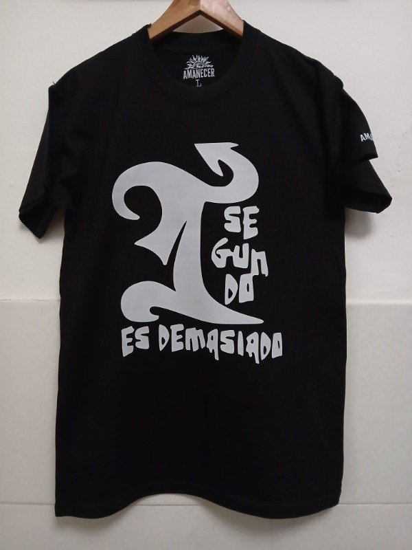 Producto - Remera 1 Segundo es Demasiado - 1