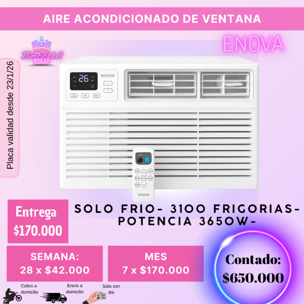 Producto - AIRE ACONDICIONADO DE VENTANA