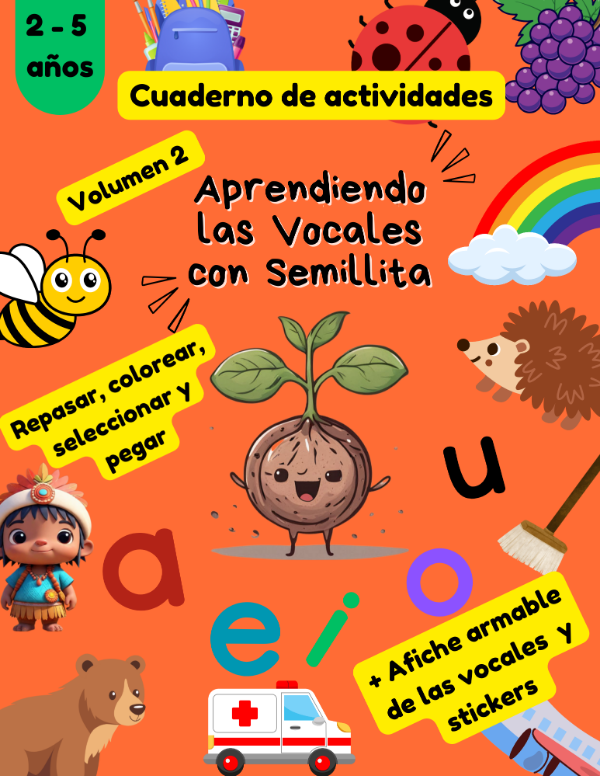 Producto - Aprendiendo las vocales con Semillita Volumen 2