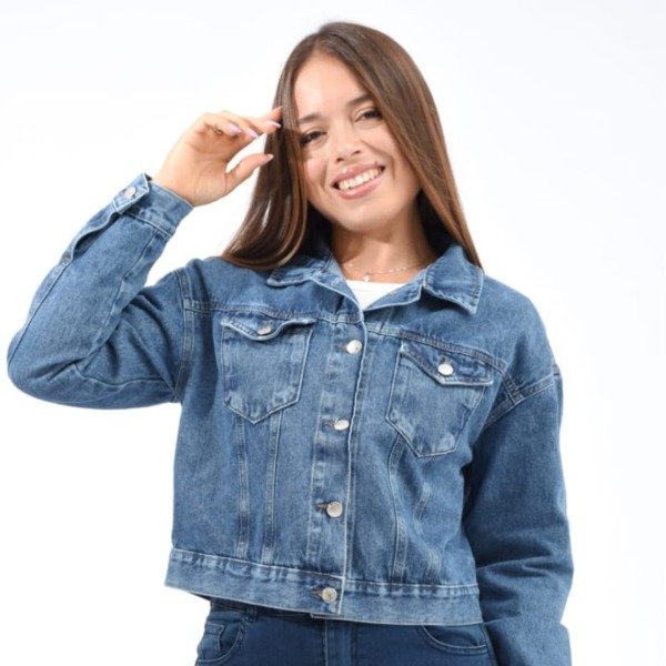 Producto - 05 - CAMPERA OVERSIZE JEAN