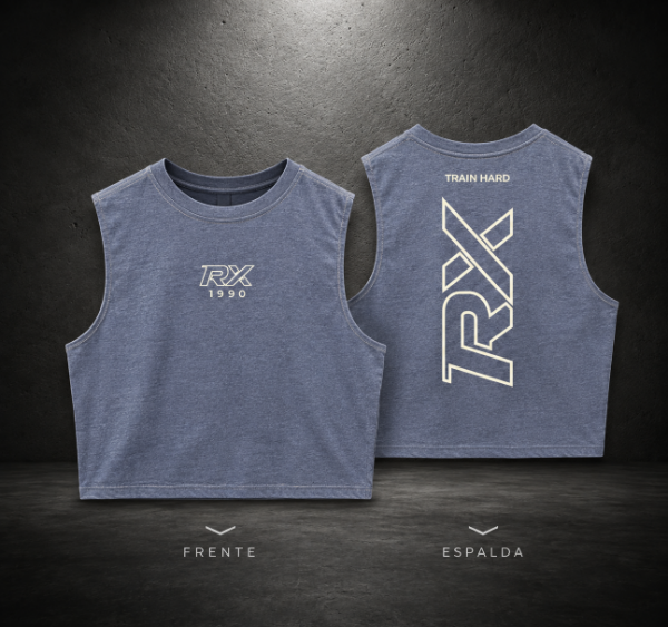 Producto - Crop Top RX 1990 Train Hard - 1