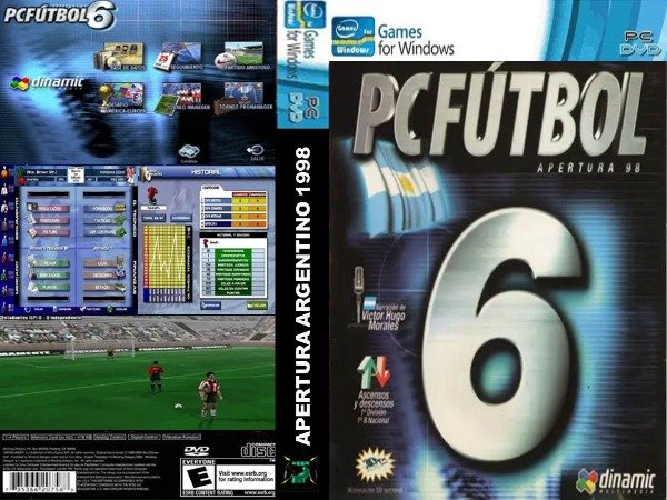 Producto - PC FUTBOL 6 APERTURA ARGENTINO 1998