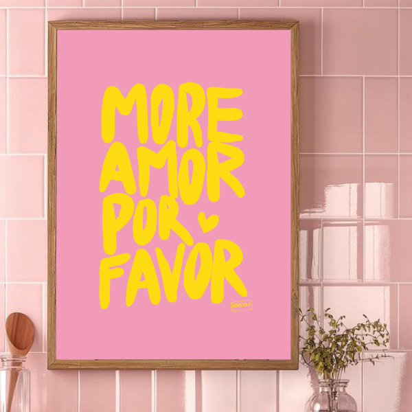 Producto - Lámina deco more amor