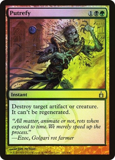 Producto - Putrefy Foil  Ravnica: City of Guilds