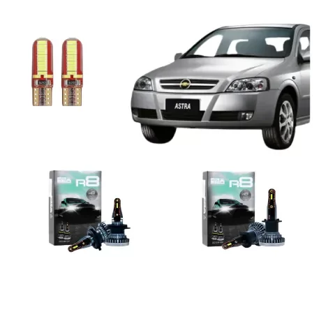 Producto - Kit Cree Led R8 Luz Baja Y Alta Chevrolet Astra