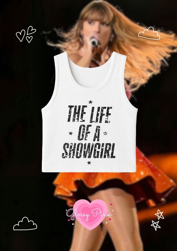 Producto - Tank Top The Life Of A Showgirl - VINILO GLITTER
