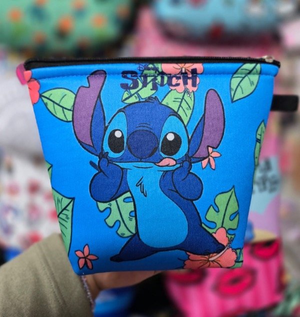 Producto - Neceser chicos Stitch flores