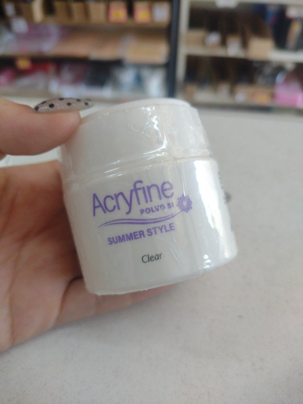 Producto - Polímero acryfine clear