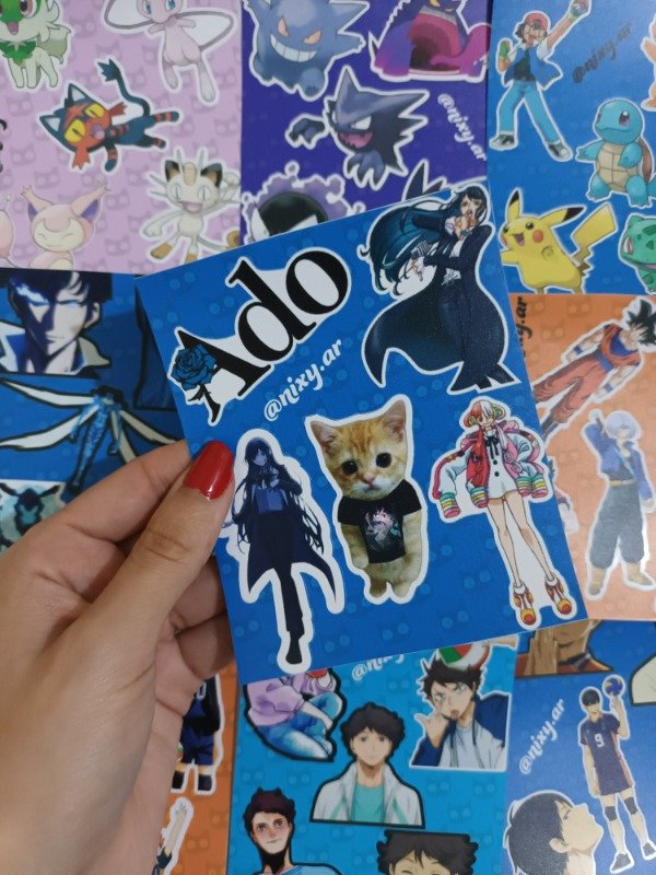 Producto - Plancha de stickers Ado