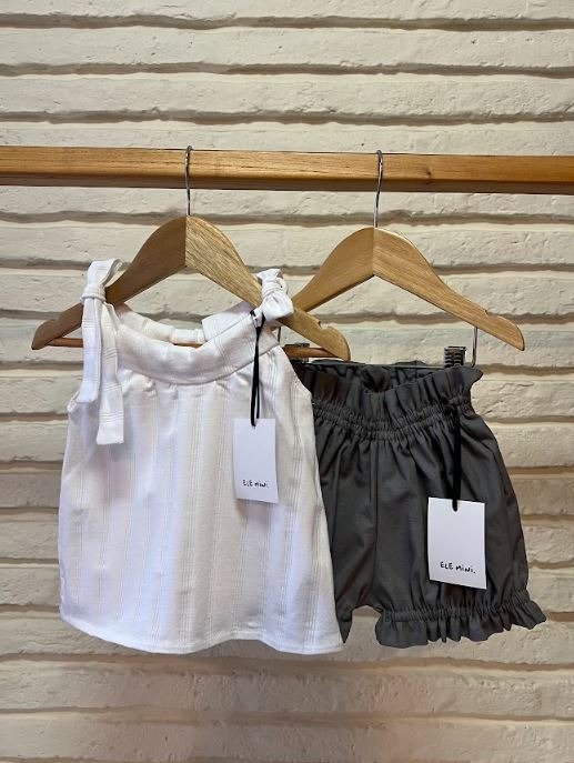 Producto - Combo Solerito mas short gris