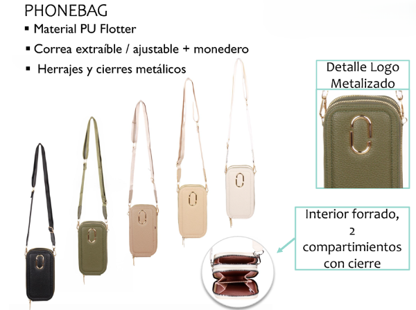 Producto - PHONE BAG DE PU LA CHAPELLE 12UO 7186