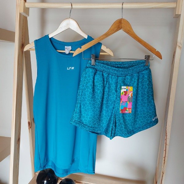 Producto - Short Cotton Verde Petroleo