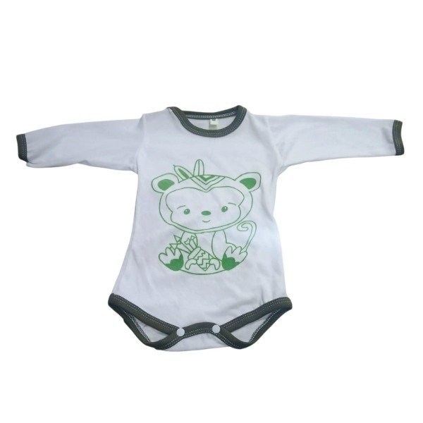 Producto - Body talle 3 mono verde