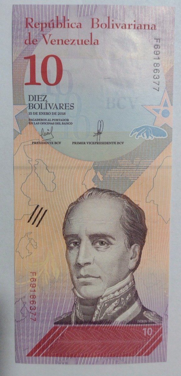 Producto - Venezuela 10 bolivares 2018 - 1