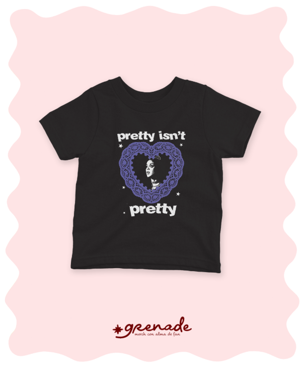 Baby tee "pretty isnt pretty"