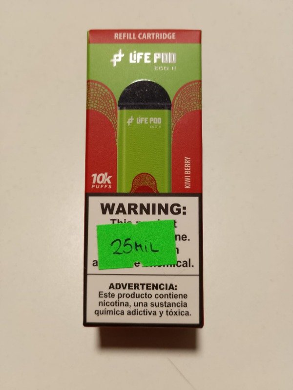 Producto - CARTUCHO "KIWI BERRY" 10.000puff - LIFEPOD