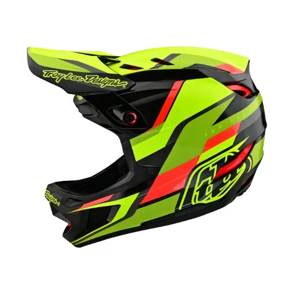 Producto - Casco D4 Carbon Omega Negro / Amarillo E600