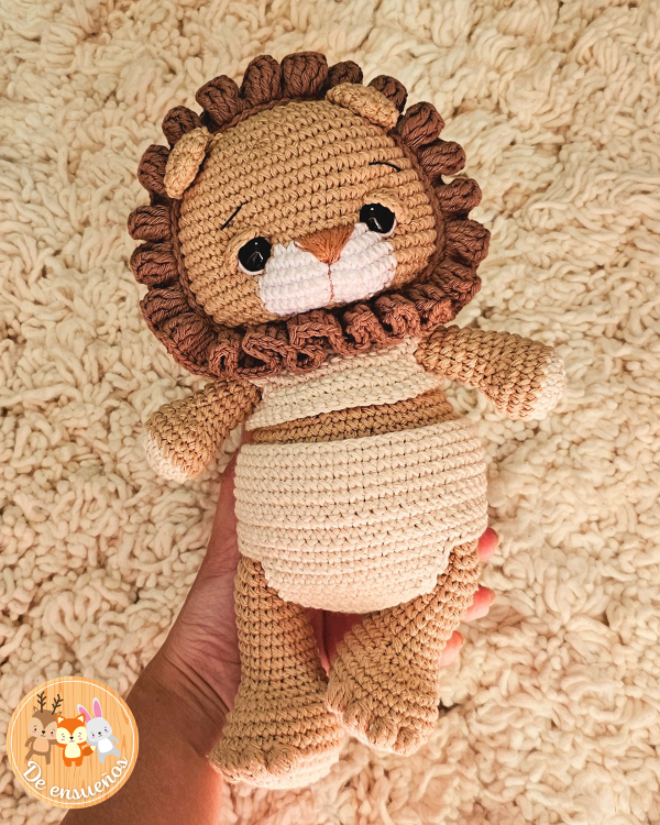 Producto - Bebe Leonel, el leonsito - Guía de tejido