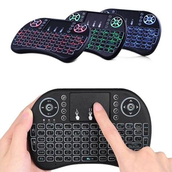 Producto - Mini teclado inalámbrico retroiluminado recargable - TV - consolas - etc