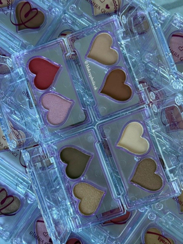 Producto - DUO DE SOMBRAS HEART - RIMERA QUINCE - CAJA DE 24 UNIDADES