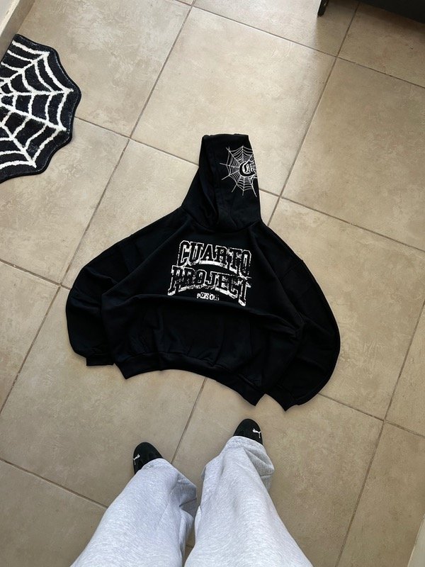 Producto - HOODIE SPIDER BLACK