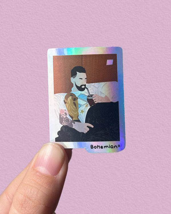 Producto - MESSI COPA DEL MUNDO HOLO - Sticker Individual Holografico Seleccion