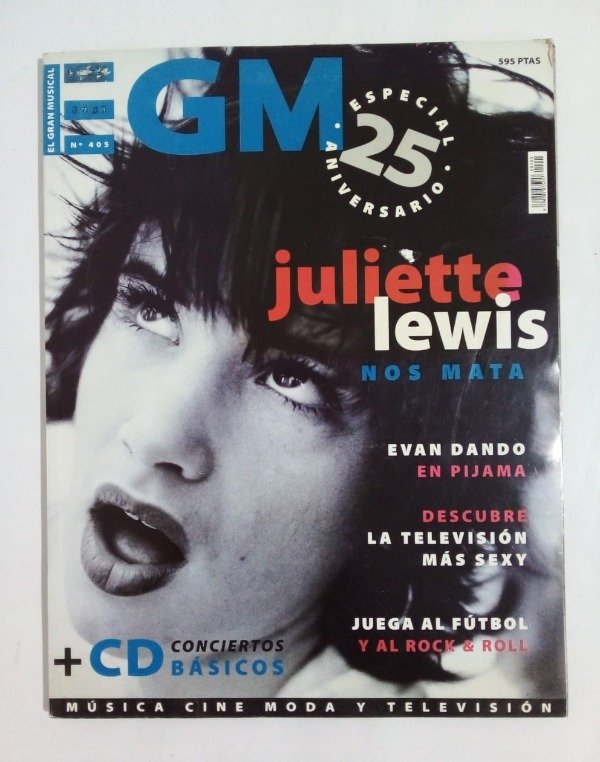 Producto - EGM El gran musical #405 - Junio 1994 - Juliette Lewis Evan Dando