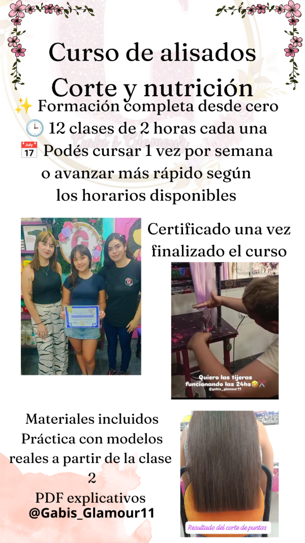 Producto - Curso presencial Alisados