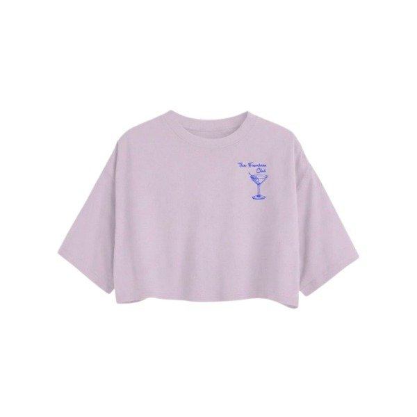 Producto - REMERA CROP BEACH CLUB LILA