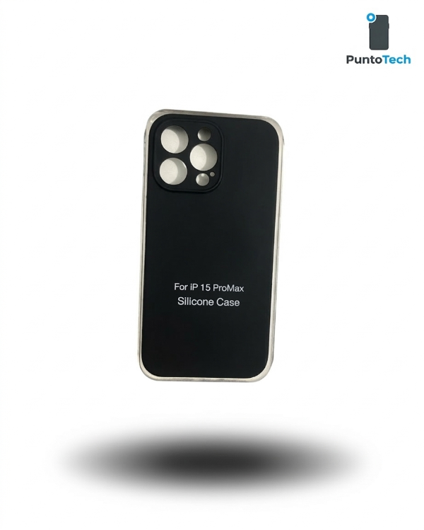 Producto - Silicon case iPhone 15 pro Max negro