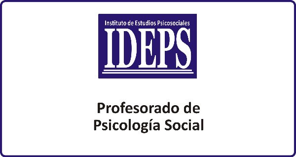 Producto - PROFESORADO DE PSICOLOGIA SOCIAL a distancia