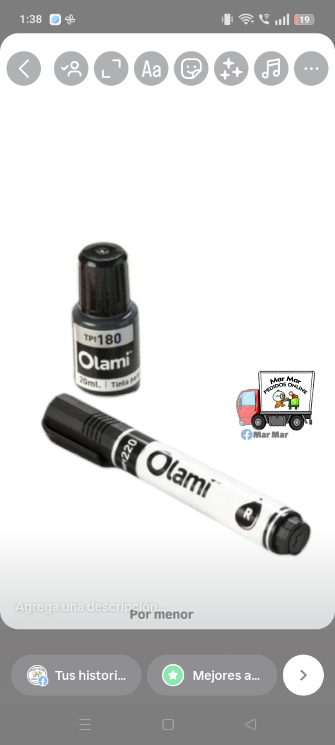 Producto - Tinta para marcador pizarra (mayor)