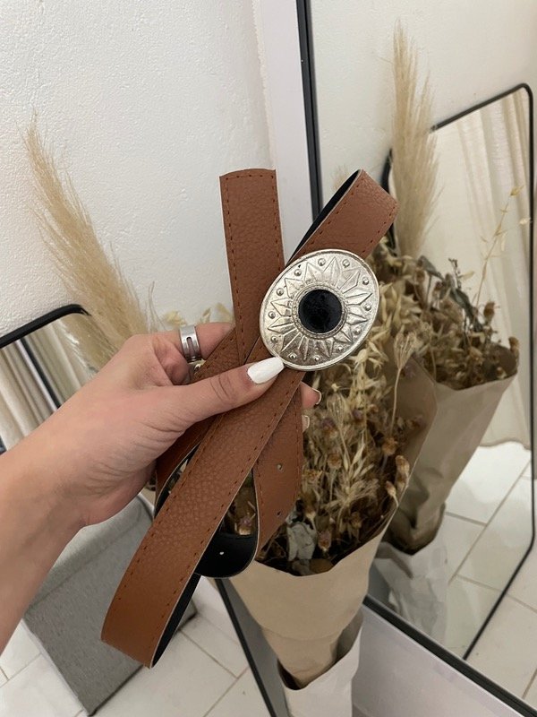 Producto - Cinto Camel Caramel