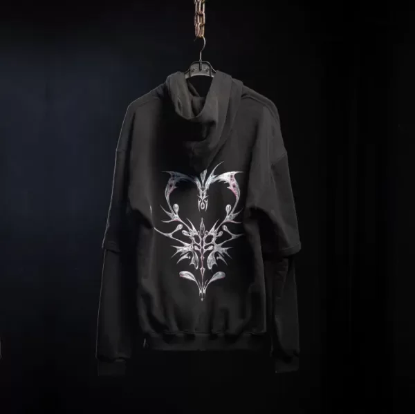 Producto - Buzo Hoodie Doble Manga Drown Rituals