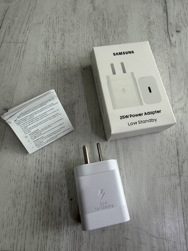 Producto - Adaptador cabezal TIPO C Samsung ORIGINAL 25w BLANCO