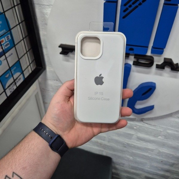 Producto - Silicone Case Blanca - iPhone 15