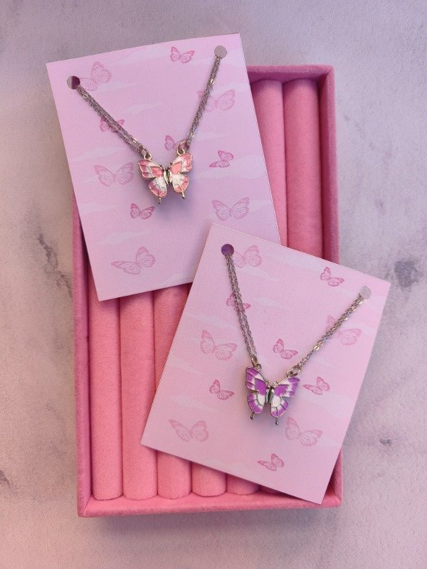 Producto - Collares Mari rosa o lila - 0