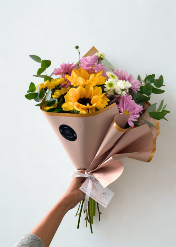 Producto - Ramo de primavera con girasol