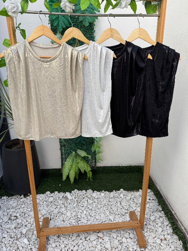 Producto - Sudadera metalizada drapeada