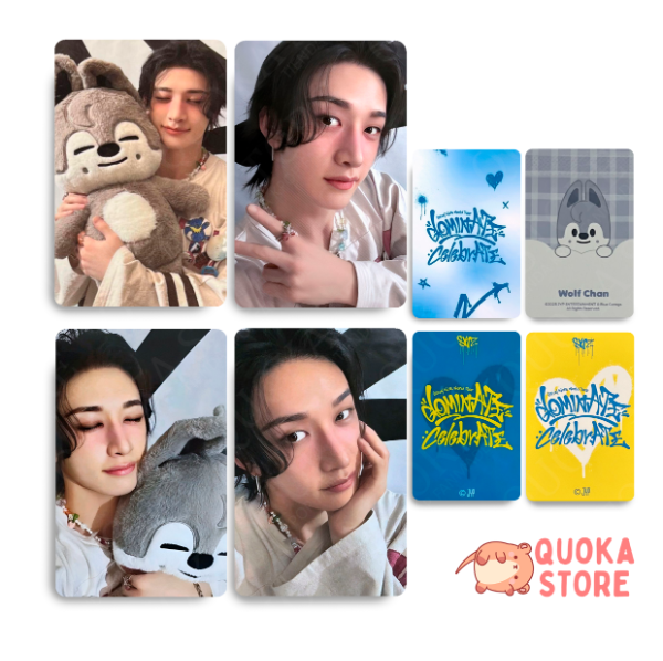 Producto - Photocards BANGCHAN Stray Kids -  'DominATE CelebrATE' (doble faz)