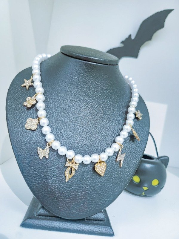 Producto - Collar perlas y dijes AD