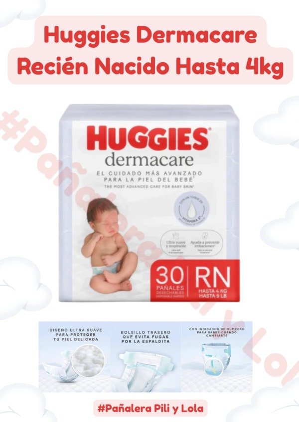 Producto - Huggies Dermacare RN x30