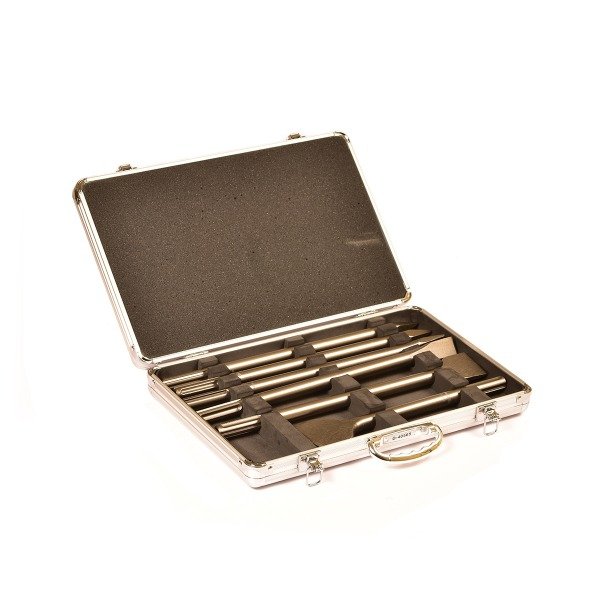 Producto - Juego de 6 cinceles Makita SDS-Max con maletín de aluminio D-40565