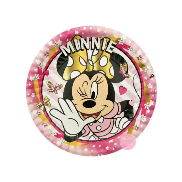 Producto - Plato x8un MINNIE