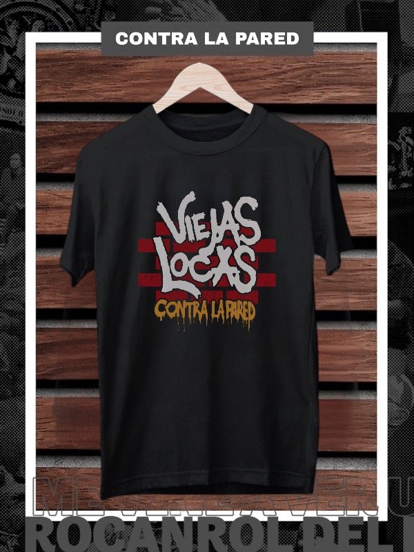 Producto - Remera Negra Contra La Pared