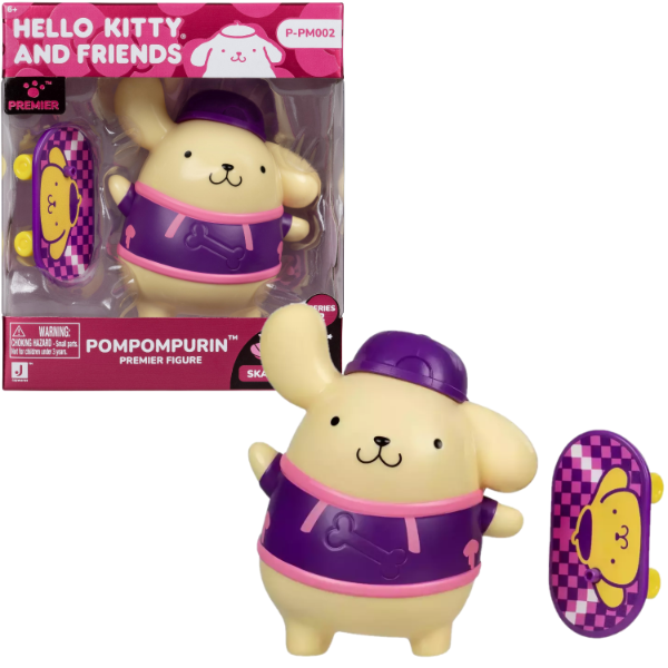 Producto - Hello Kitty And Friends Skateboards Pompompurin Figura Premier